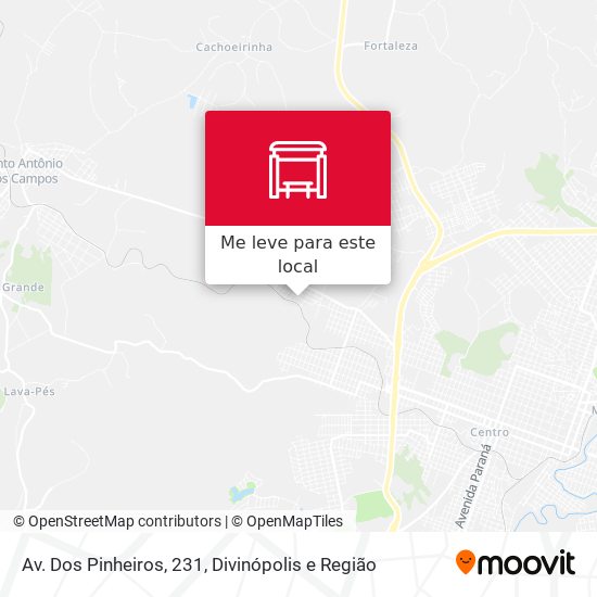Av. Dos Pinheiros, 231 mapa
