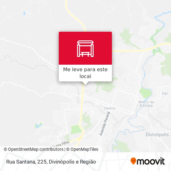 Rua Santana, 225 mapa