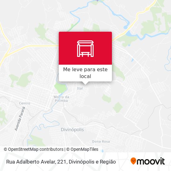 Rua Adalberto Avelar, 221 mapa