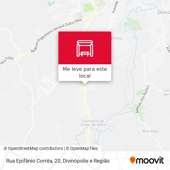 Rua Epifânio Corrêa, 20 mapa