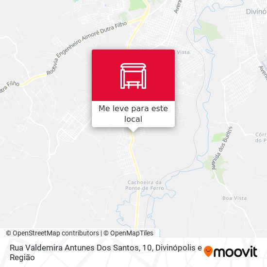 Rua Valdemira Antunes Dos Santos, 10 mapa