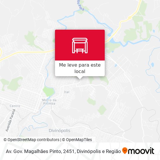 Av. Gov. Magalhães Pinto, 2451 mapa