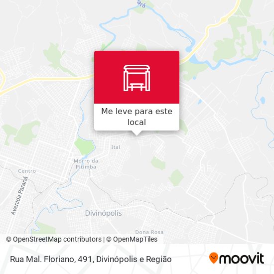 Rua Mal. Floriano, 491 mapa