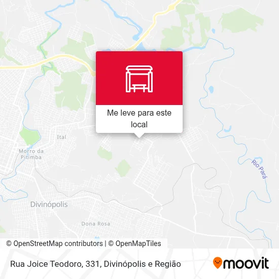 Rua Joice Teodoro, 331 mapa