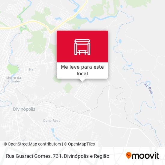 Rua Guaraci Gomes, 731 mapa