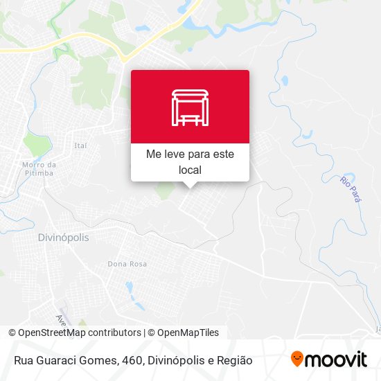 Rua Guaraci Gomes, 460 mapa