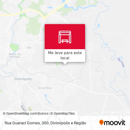 Rua Guaraci Gomes, 300 mapa