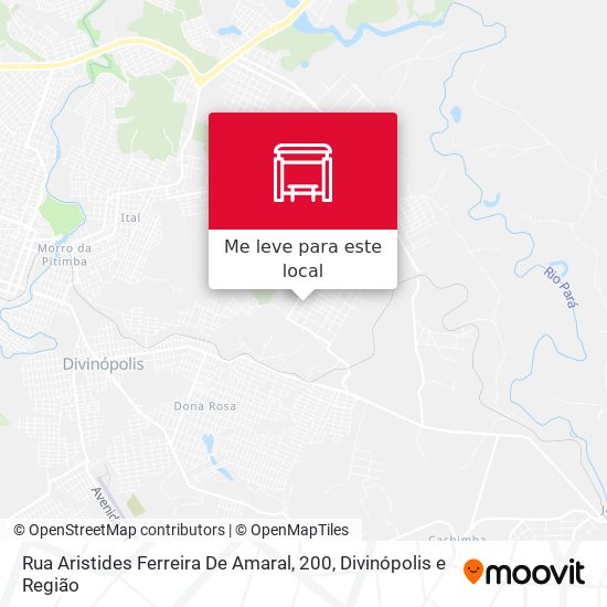 Rua Aristides Ferreira De Amaral, 200 mapa