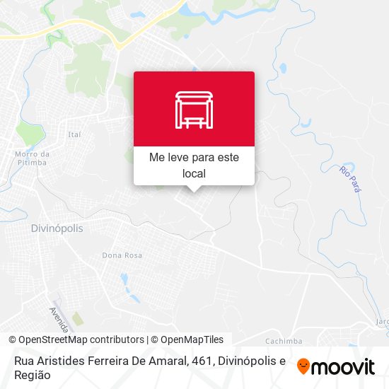 Rua Aristides Ferreira De Amaral, 461 mapa
