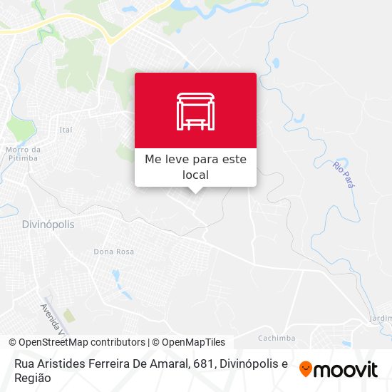 Rua Aristides Ferreira De Amaral, 681 mapa