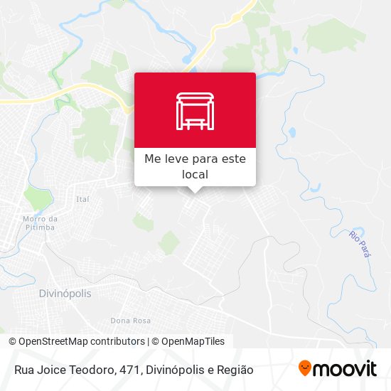 Rua Joice Teodoro, 471 mapa