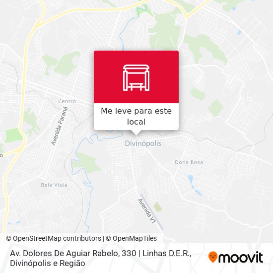 Av. Dolores De Aguiar Rabelo, 330 | Linhas D.E.R. mapa