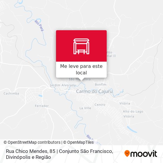 Rua Chico Mendes, 85 | Conjunto São Francisco mapa