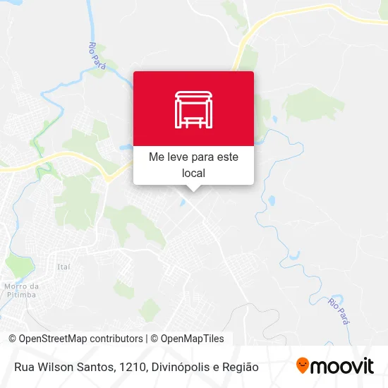 Rua Wilson Santos, 1210 mapa