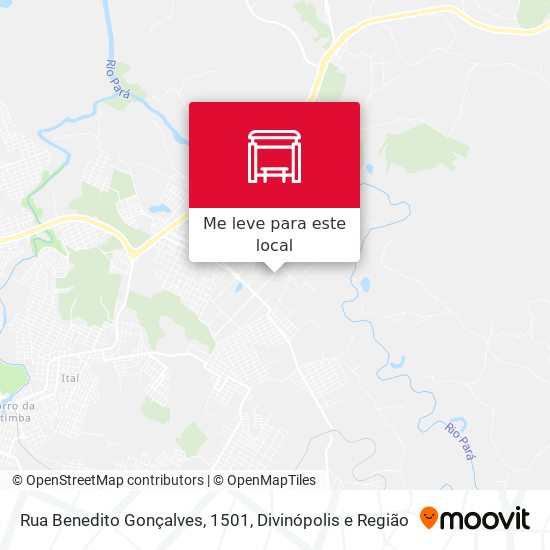 Rua Benedito Gonçalves, 1501 mapa