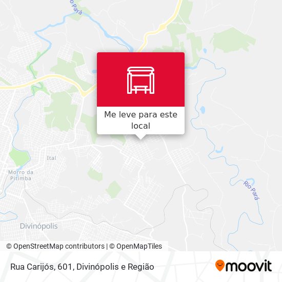 Rua Carijós, 601 mapa