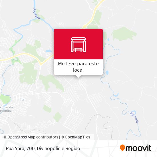 Rua Yara, 700 mapa