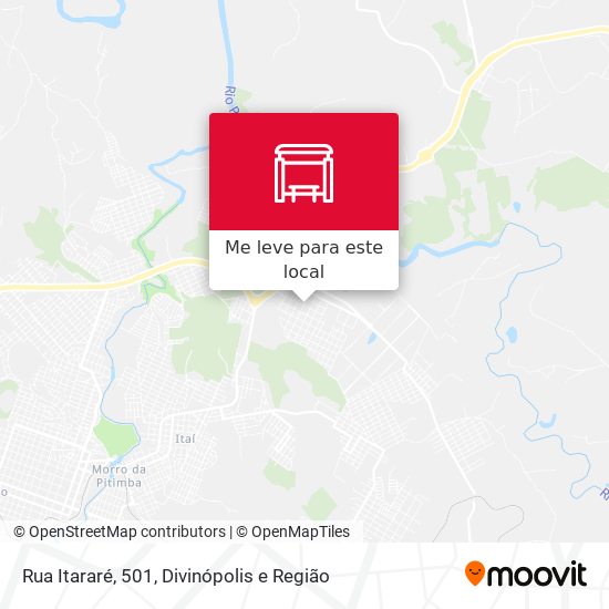 Rua Itararé, 501 mapa
