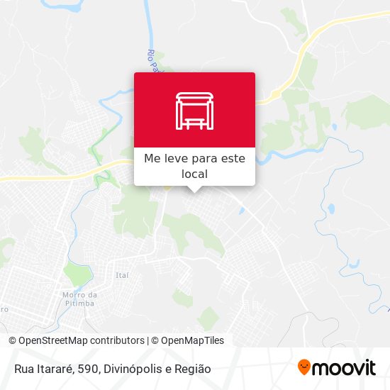 Rua Itararé, 590 mapa