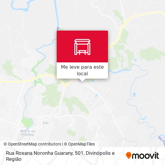 Rua Rosana Noronha Guarany, 501 mapa
