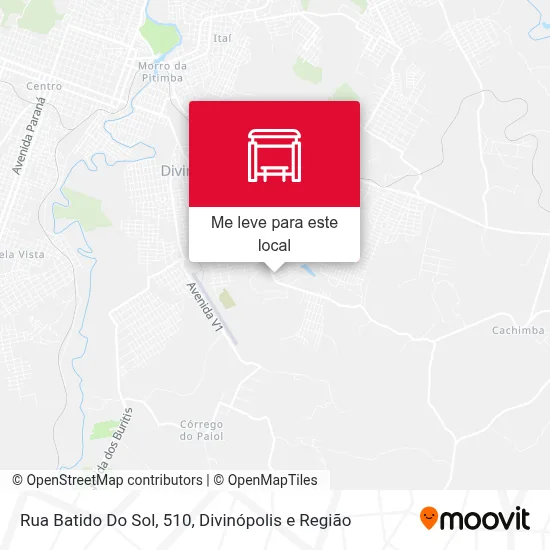 Rua Batido Do Sol, 510 mapa