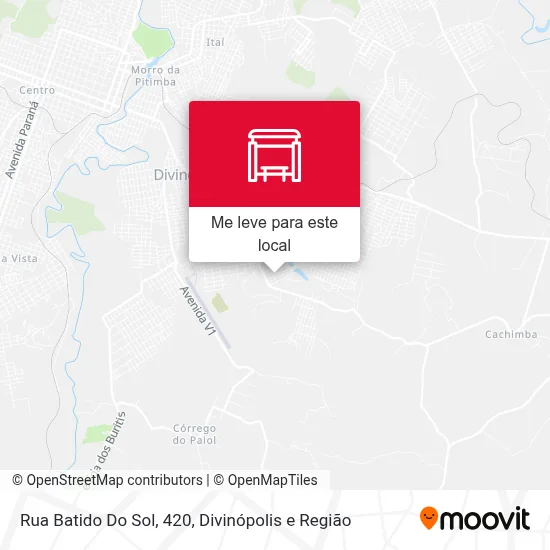 Rua Batido Do Sol, 420 mapa