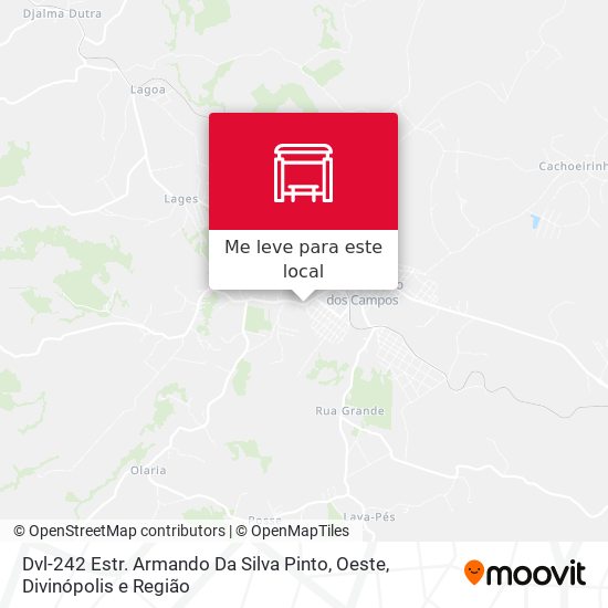 Dvl-242 Estr. Armando Da Silva Pinto, Oeste mapa