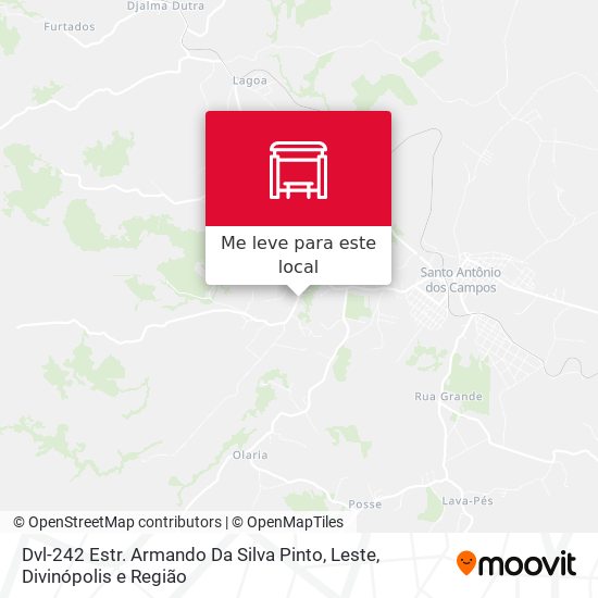 Dvl-242 Estr. Armando Da Silva Pinto, Leste mapa