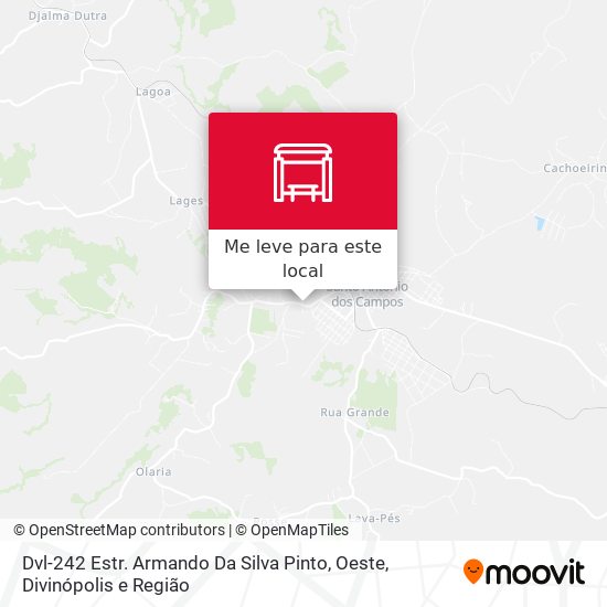 Dvl-242 Estr. Armando Da Silva Pinto, Oeste mapa