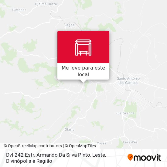Dvl-242 Estr. Armando Da Silva Pinto, Leste mapa