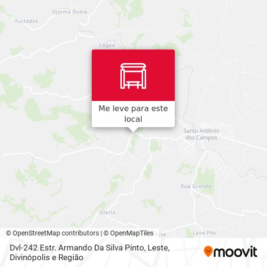 Dvl-242 Estr. Armando Da Silva Pinto, Leste mapa