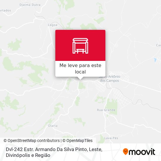 Dvl-242 Estr. Armando Da Silva Pinto, Leste mapa