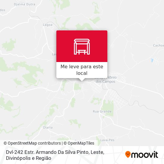 Dvl-242 Estr. Armando Da Silva Pinto, Leste mapa