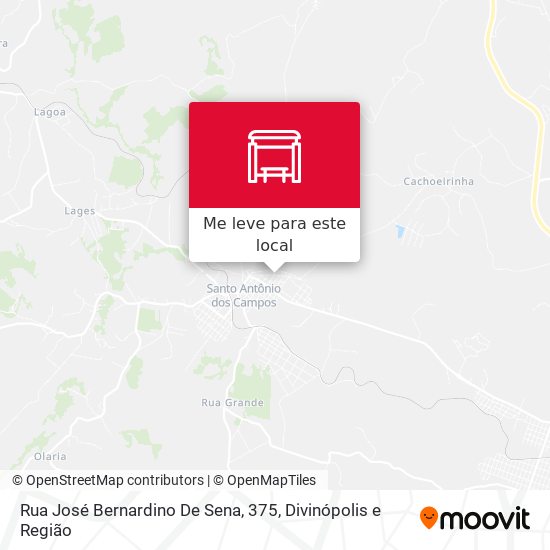 Rua José Bernardino De Sena, 375 mapa