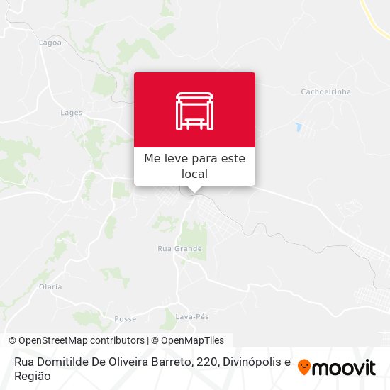 Rua Domitilde De Oliveira Barreto, 220 mapa