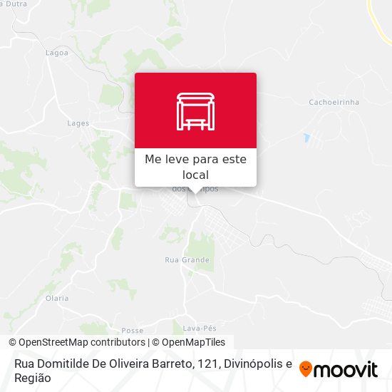 Rua Domitilde De Oliveira Barreto, 121 mapa