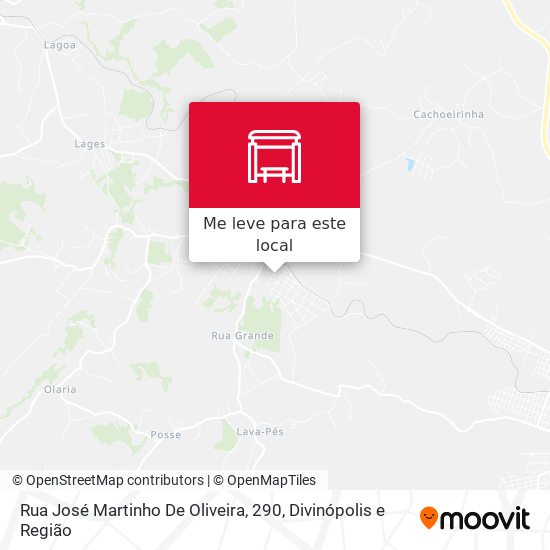 Rua José Martinho De Oliveira, 290 mapa