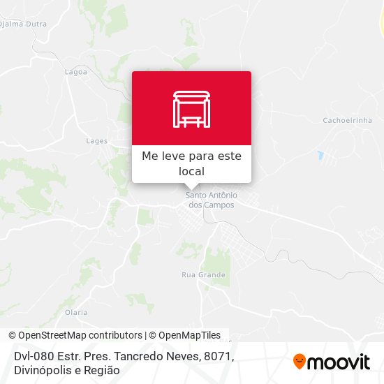 Dvl-080 Estr. Pres. Tancredo Neves, 8071 mapa