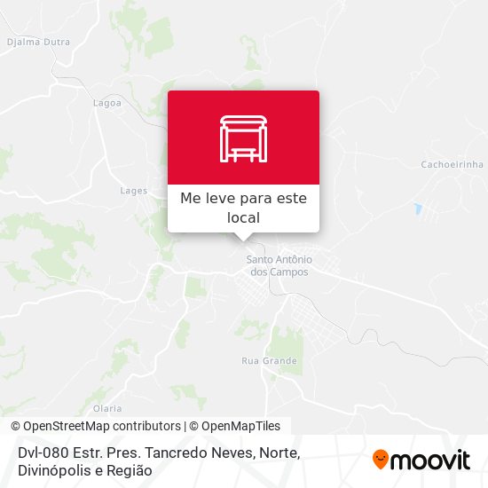 Dvl-080 Estr. Pres. Tancredo Neves, Norte mapa