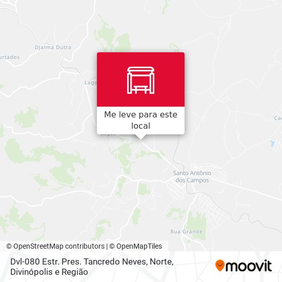 Dvl-080 Estr. Pres. Tancredo Neves, Norte mapa