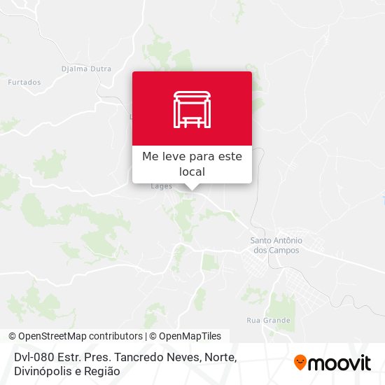 Dvl-080 Estr. Pres. Tancredo Neves, Norte mapa
