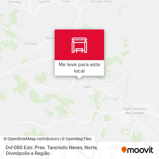 Dvl-080 Estr. Pres. Tancredo Neves, Norte mapa