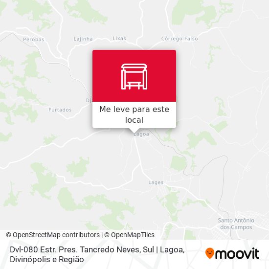 Dvl-080 Estr. Pres. Tancredo Neves, Sul | Lagoa mapa