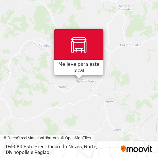 Dvl-080 Estr. Pres. Tancredo Neves, Norte mapa