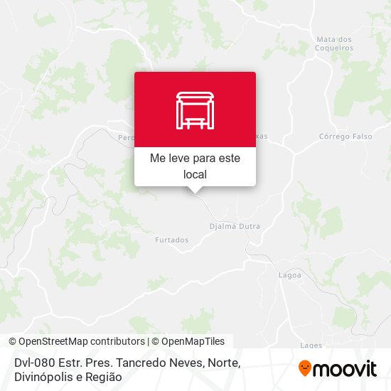 Dvl-080 Estr. Pres. Tancredo Neves, Norte mapa