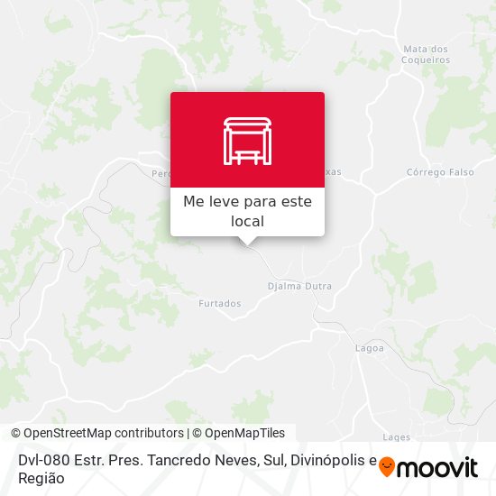 Dvl-080 Estr. Pres. Tancredo Neves, Sul mapa
