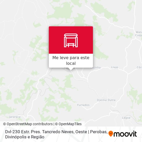 Dvl-230 Estr. Pres. Tancredo Neves, Oeste | Perobas mapa