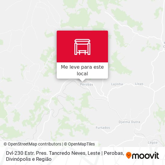 Dvl-230 Estr. Pres. Tancredo Neves, Leste | Perobas mapa