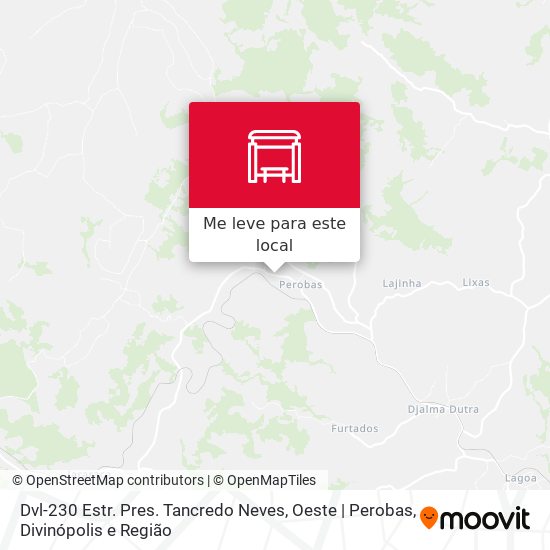 Dvl-230 Estr. Pres. Tancredo Neves, Oeste | Perobas mapa