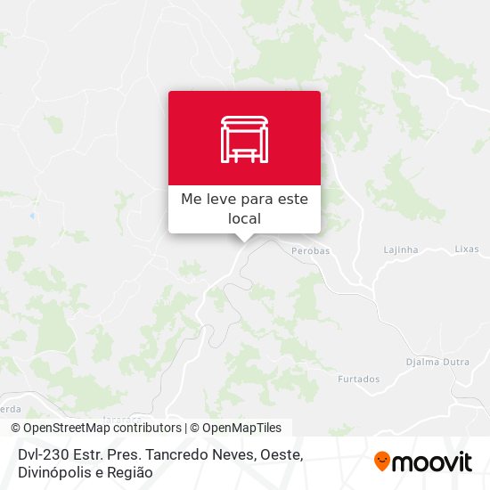 Dvl-230 Estr. Pres. Tancredo Neves, Oeste mapa